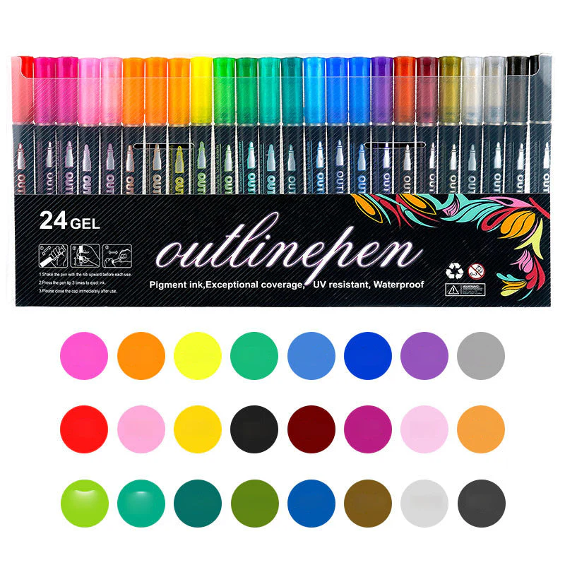 ⏳THE WEEK'S SPECIAL PRICE £7.99!!✨🎁Coloring Lightstick Graffiti Highlighter Pens - Image 20