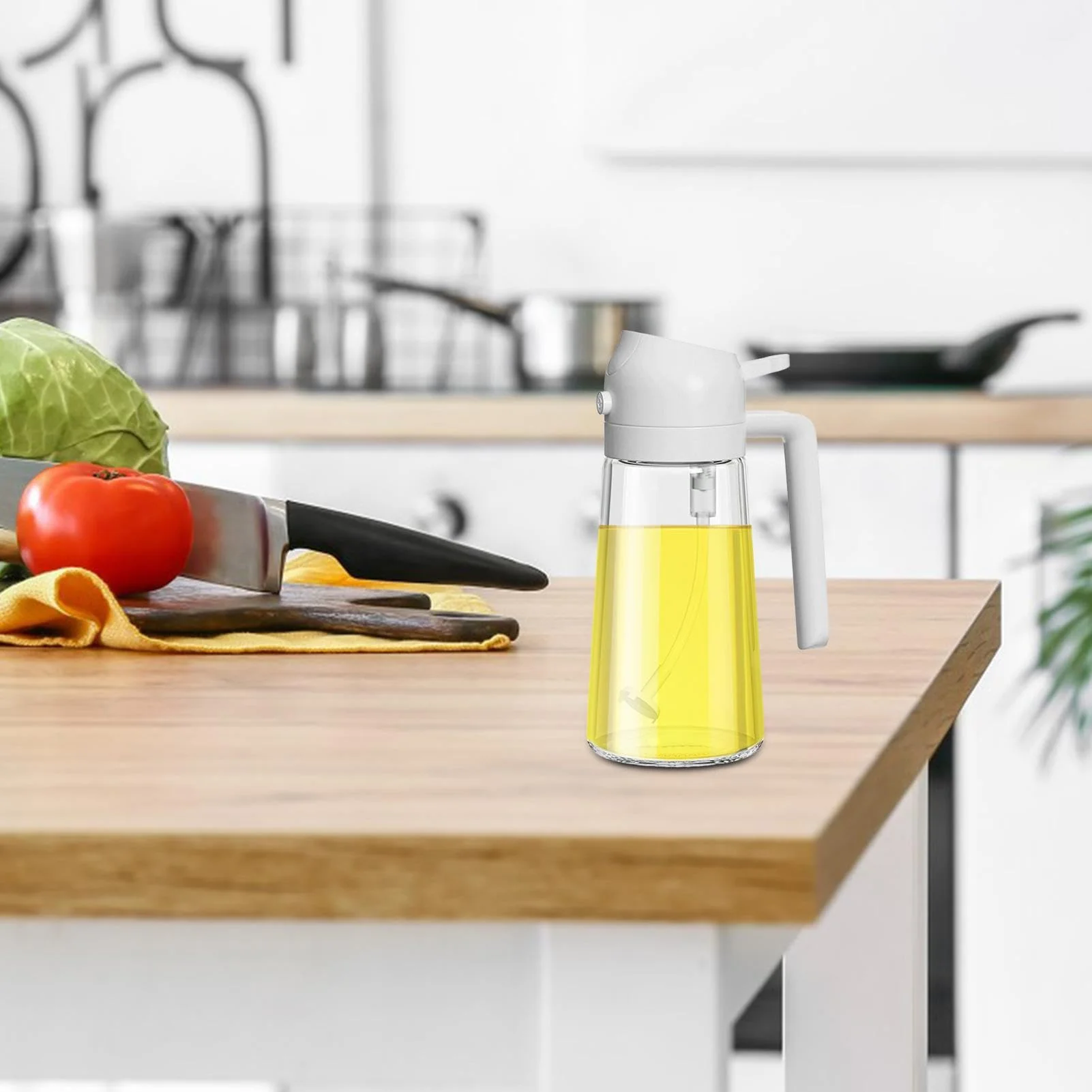 💕BUY 1 GET 1 FREE💕2 in 1 Glass Oil Sprayer & Dispenser - Image 11