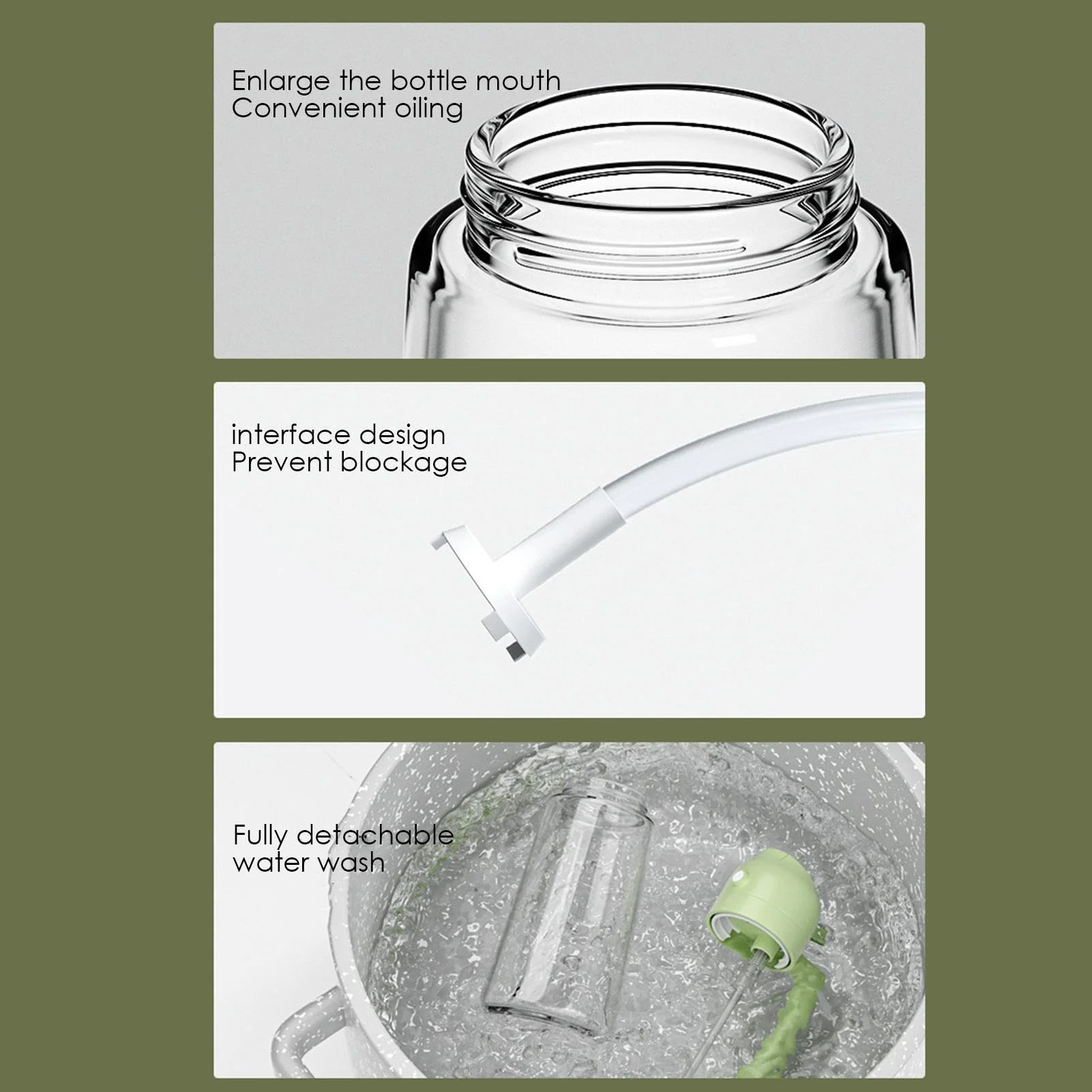💕BUY 1 GET 1 FREE💕2 in 1 Glass Oil Sprayer & Dispenser - Image 8