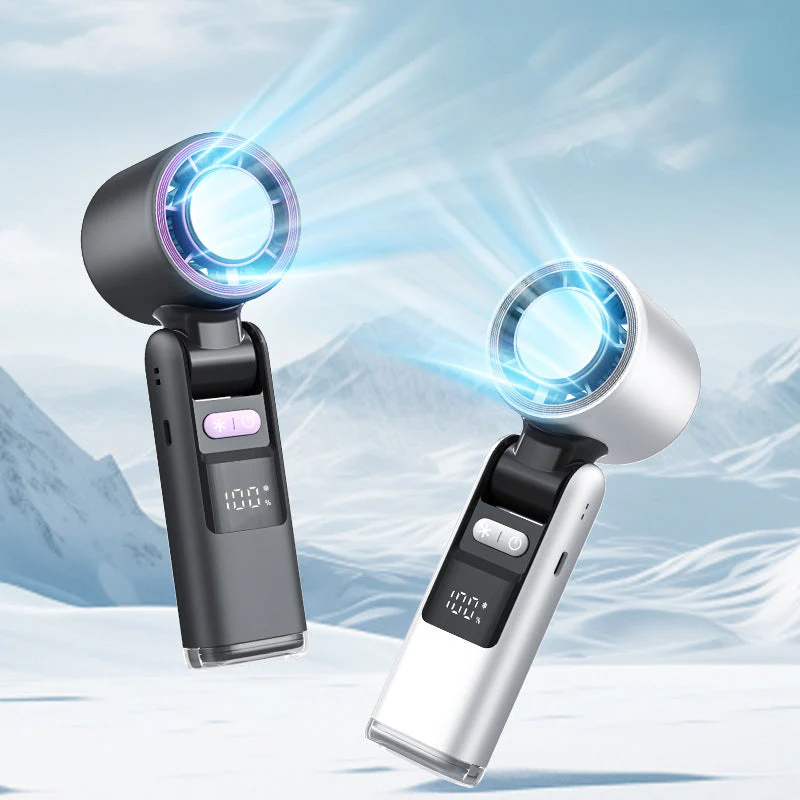 🔥【Hot Sale】WhisperBreeze Mini Fan 🔥 | Under 40dB Noise | Vibration-Free | Night Light Mode - Image 2
