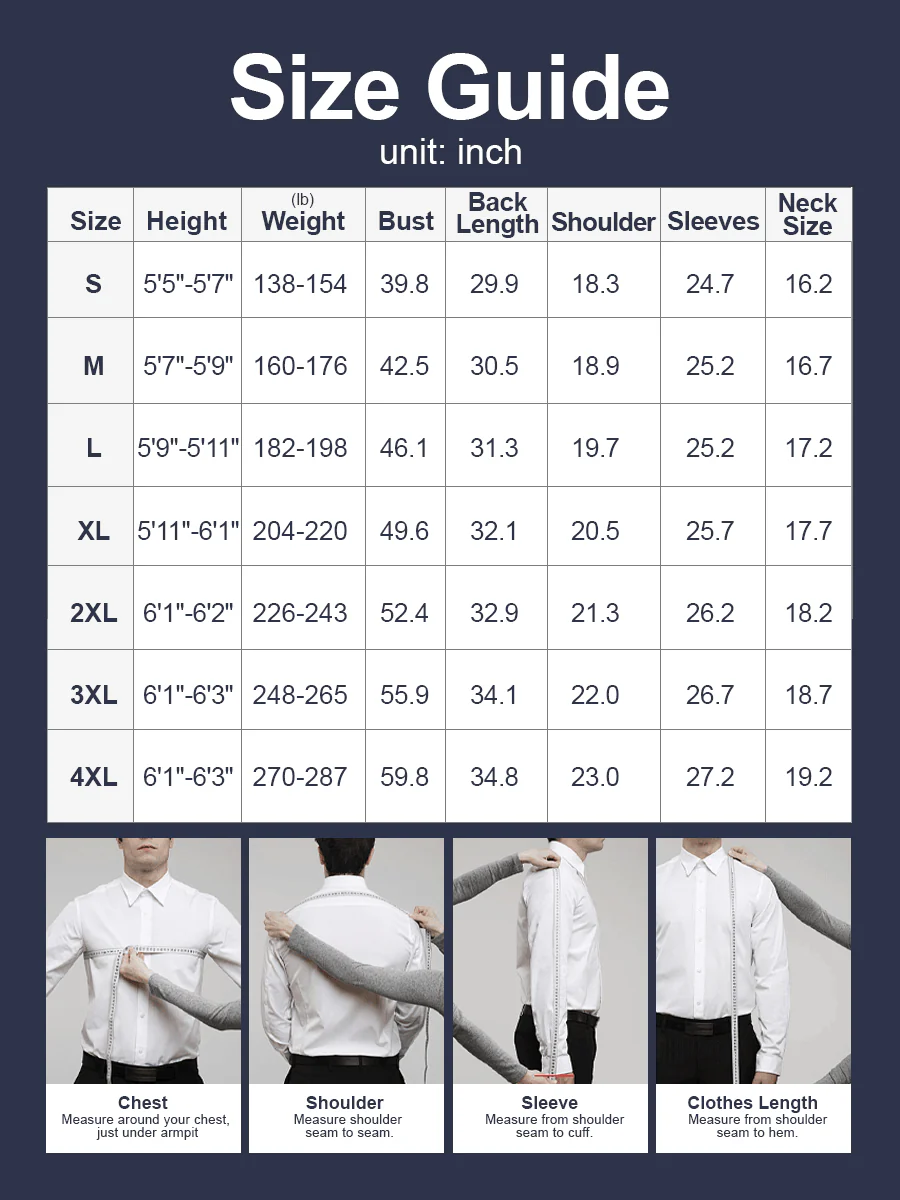 💥CLEARANCE👑Fliwos Men's TriProof Stretch Iron-free Shirts - Image 2