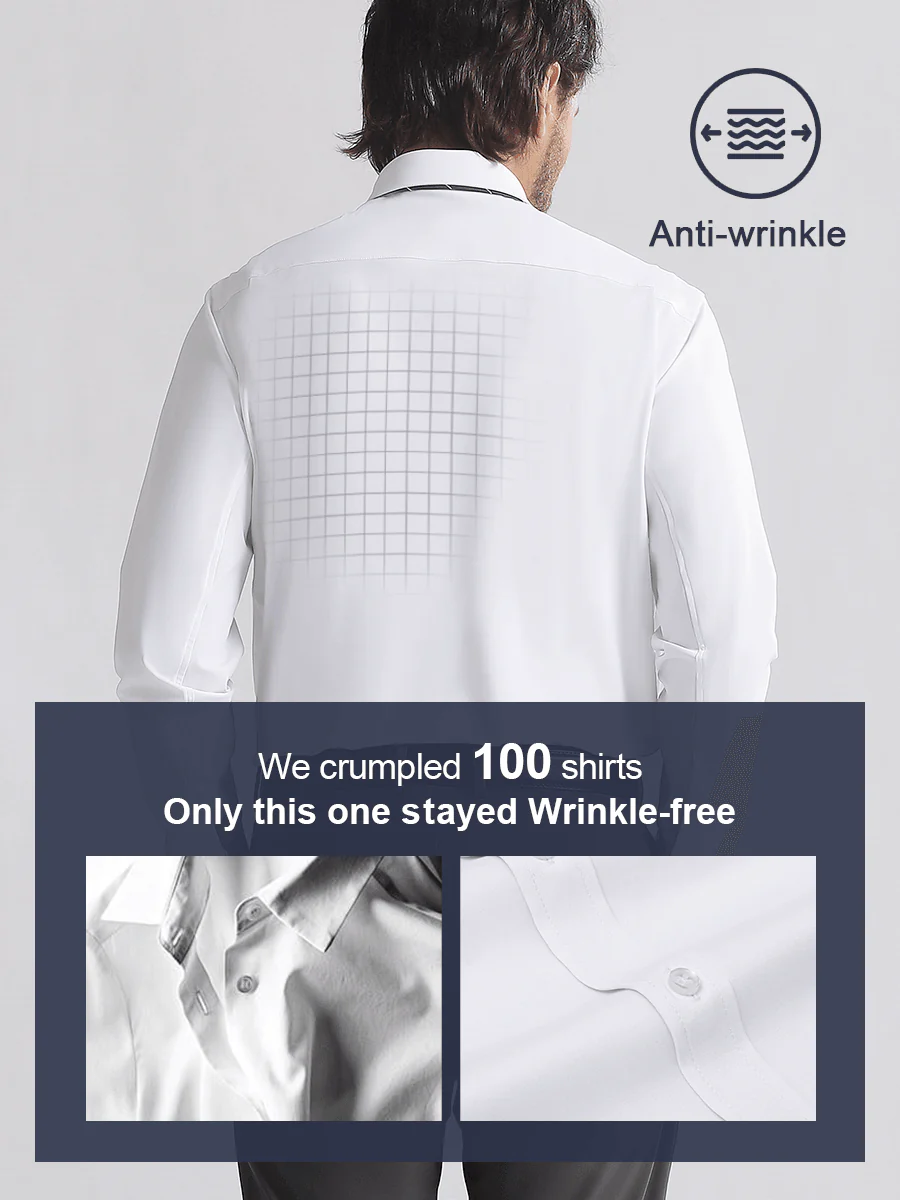 💥CLEARANCE👑Fliwos Men's TriProof Stretch Iron-free Shirts - Image 9