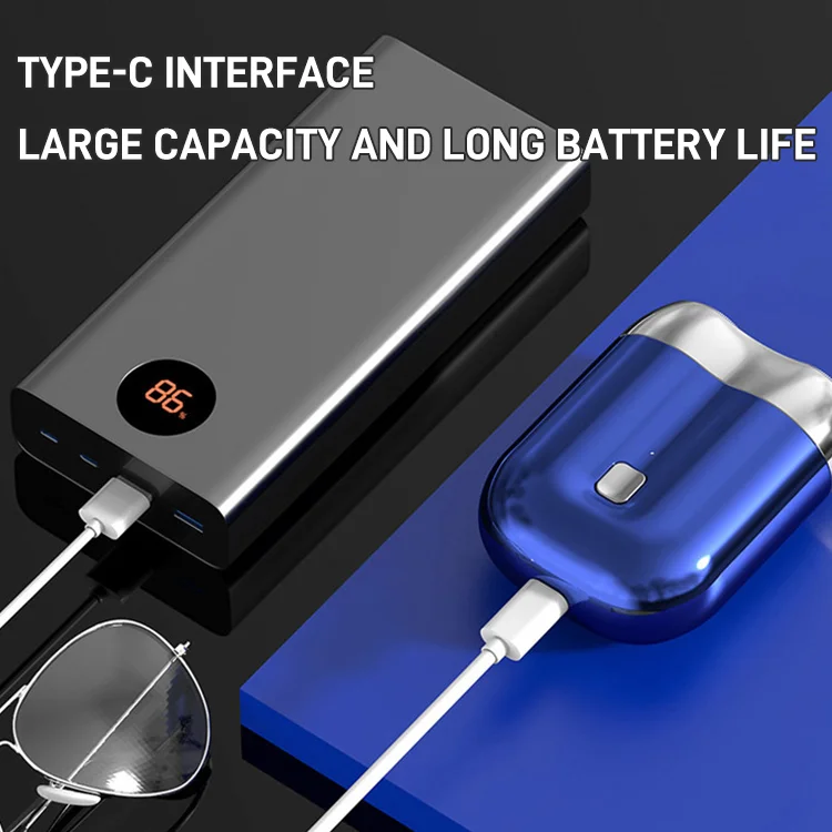 ✨HOT SALE✨2024 New Upgrade Pocket Shaver USB Mini Shavers For Men Rechargeable Waterproof Compact Electric Shaver For Home, Car, Travel - Image 4