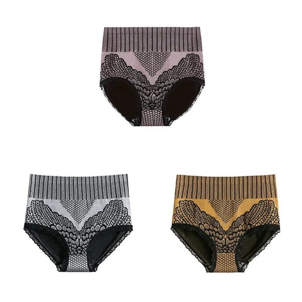 🎁Hot Sale 49% OFF⏳Women's Lace Panties High Waist Graphene Cotton Underwear - Image 12
