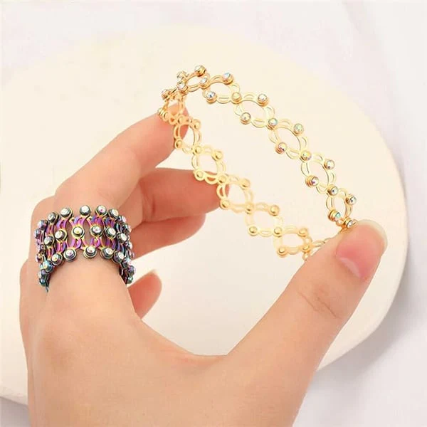 🔥Buy 1 Get 1 Free💍(2PCS)🔥Magic 2-in-1 Folding Retractable Ring Bracelet - Image 2