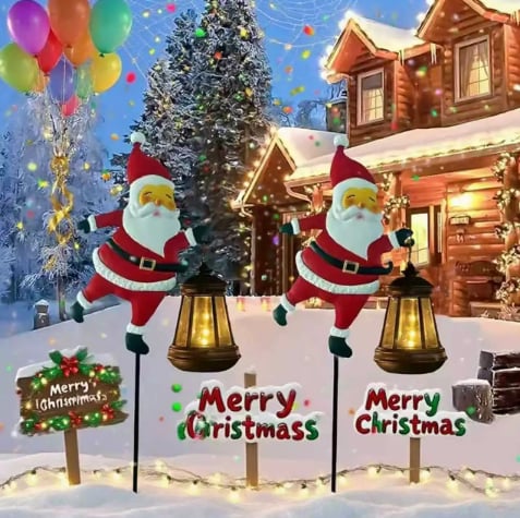 🎅Christmas Sale 50% OFF!!🎄50K+ SOLD! 🎁✨Christmas Solar Kettle Light & Lantern Garden Decor Collection💕 - Image 3