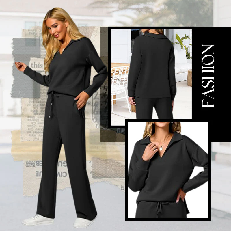 🎁Hot Sale 49% OFF⏳Women's 2 Piece Sets Outfits Casual Long Sleeve Sweatsuits Sets - Image 2