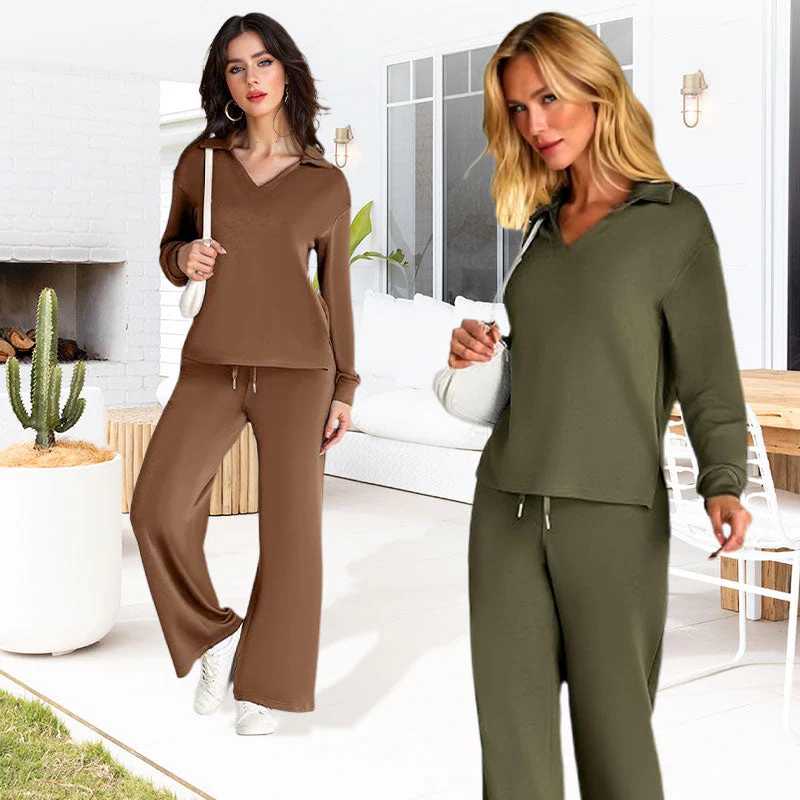 🎁Hot Sale 49% OFF⏳Women's 2 Piece Sets Outfits Casual Long Sleeve Sweatsuits Sets - Image 3
