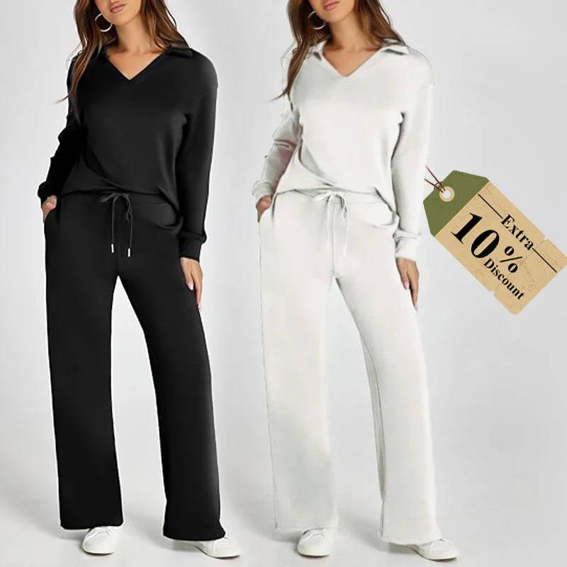 🎁Hot Sale 49% OFF⏳Women's 2 Piece Sets Outfits Casual Long Sleeve Sweatsuits Sets - Image 8