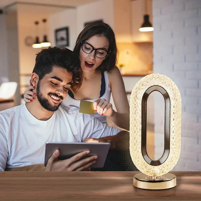💎⏳THE WEEK'S SPECIAL PRICE £12.99!!✨Luxury Crystal USB LED Desktop Night Lamp | Dimmable - Image 6