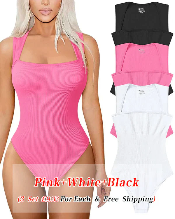 ✨LAST DAY 49%✨Sleeveless Tummy Control Tank Tops Bodysuits - Image 10