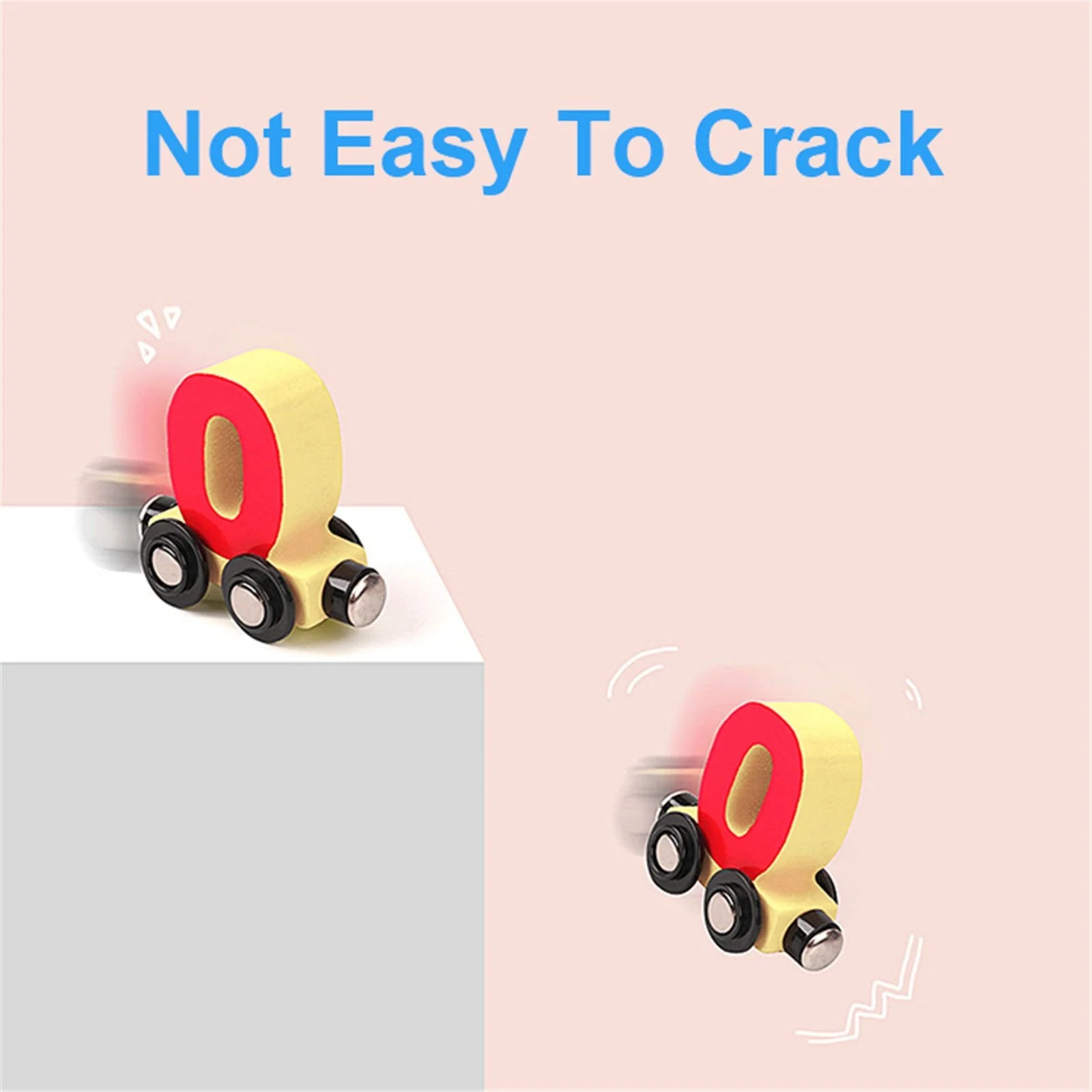 🔥Numbers And Letters Magnetic Train Puzzle Wooden Toy Car - Image 11