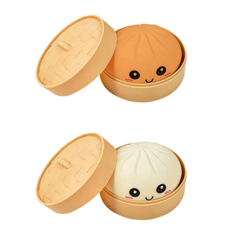 Cute Dumpling Squeeze Toy with Steamer - Image 20