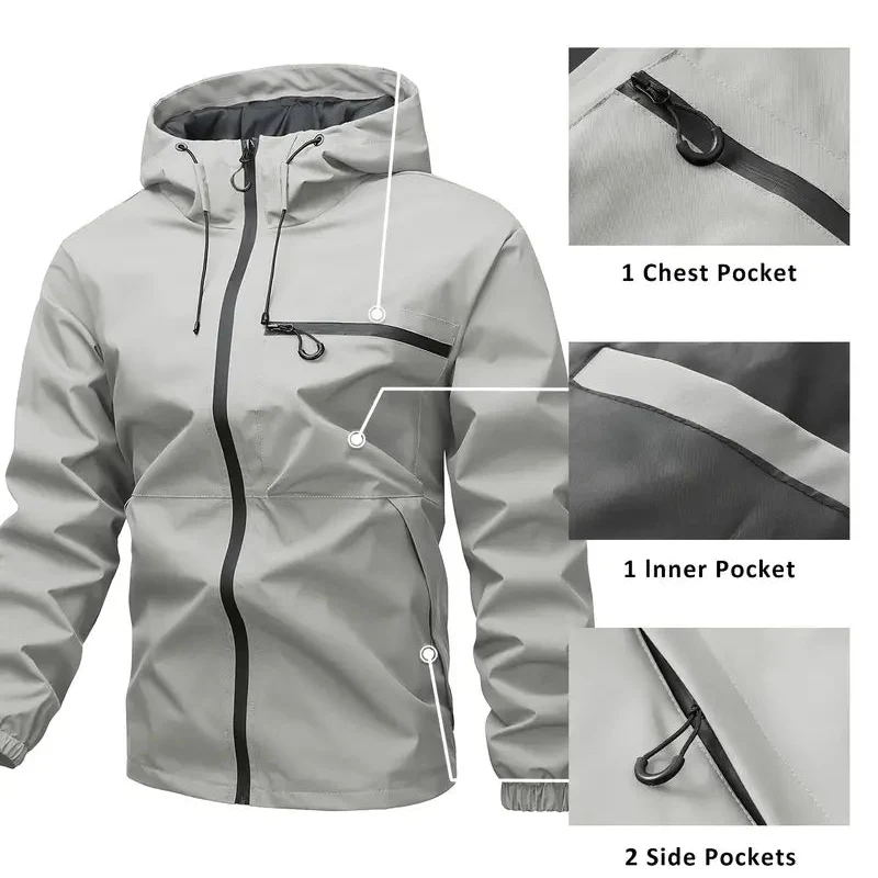 🔥LAST DAY SALE- 49% OFF⛰️3-in-1 Waterproof Men's Jacket – Rain, Wind & Cold, All Covered - Image 10