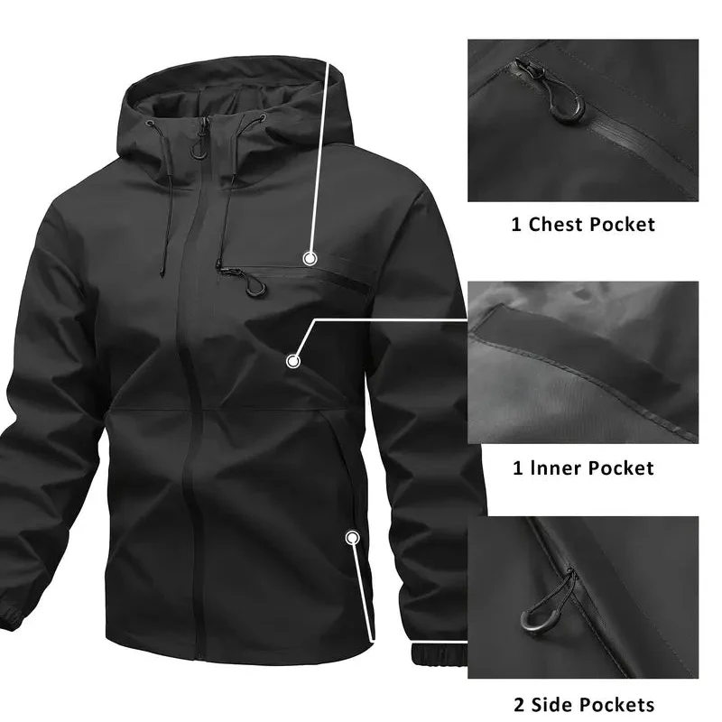 🔥LAST DAY SALE- 49% OFF⛰️3-in-1 Waterproof Men's Jacket – Rain, Wind & Cold, All Covered - Image 11
