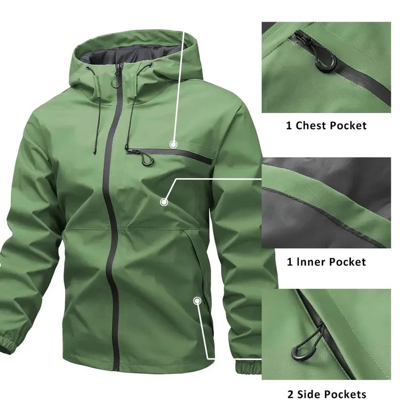 🔥LAST DAY SALE- 49% OFF⛰️3-in-1 Waterproof Men's Jacket – Rain, Wind & Cold, All Covered - Image 14