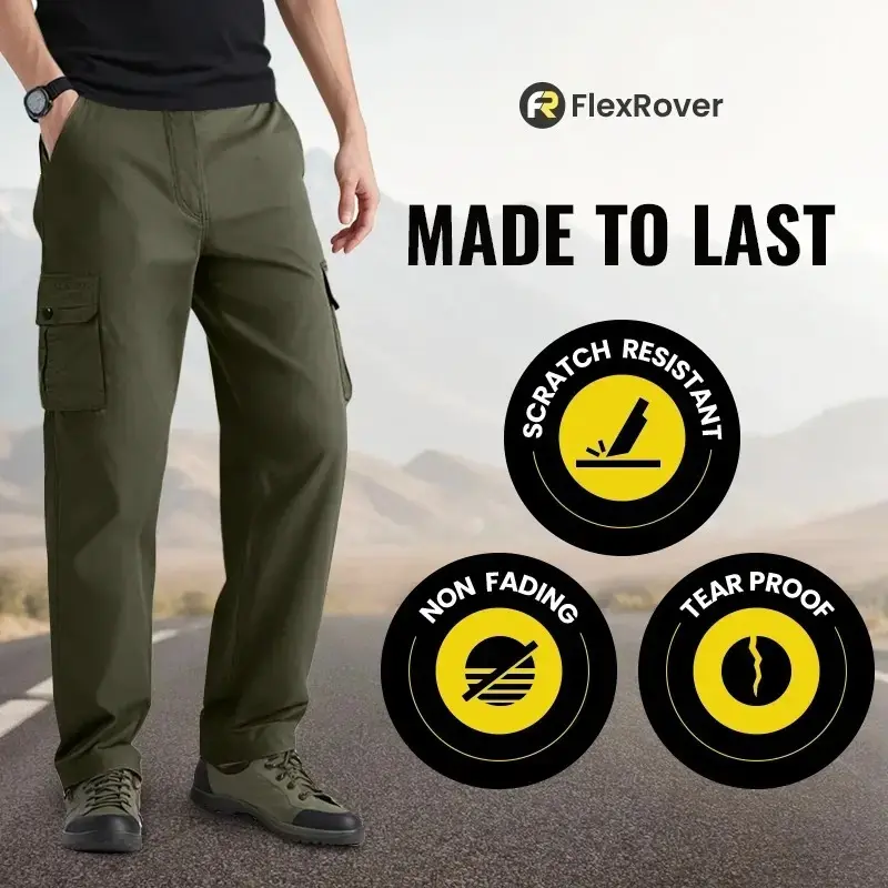 ⏳ Limited time 50% off! 💥Ultra Comfort Flex Fit Multi-pocket Durable Pants - Image 5