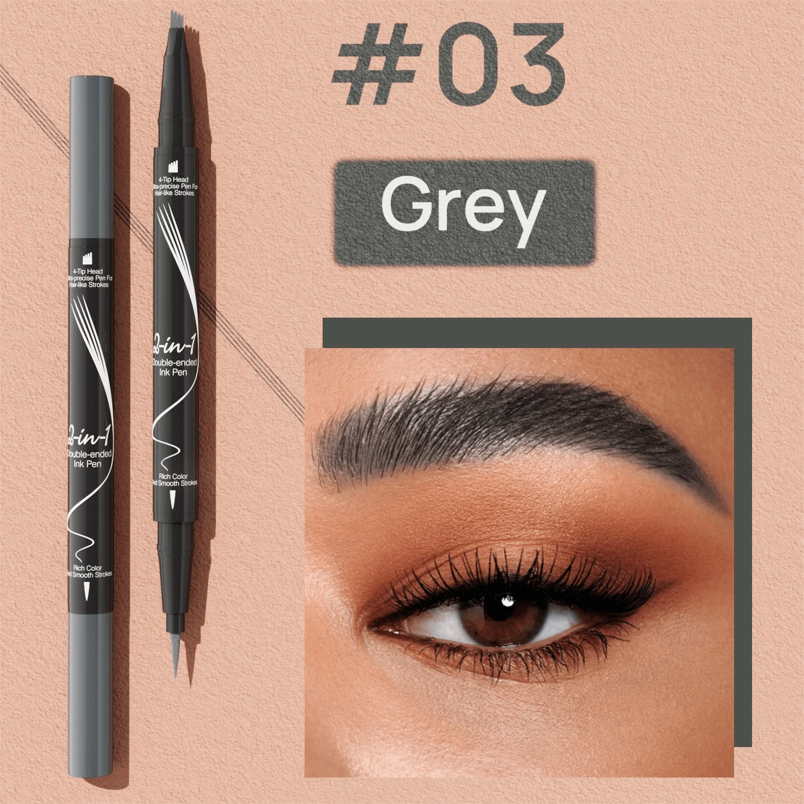 💖LAST DAY BUY 1 GET 1 FREE - Each only ￡6.49!!!🎁Microblading Eyebrow Pencil - Image 11