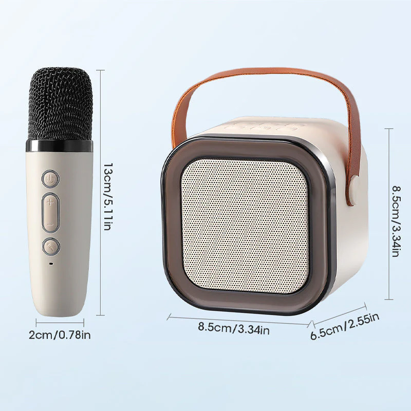 š„Gift Idea Hot saleš„Mini Karaoke Machine for Kids with Wireless Bluetooth Microphones - Image 15