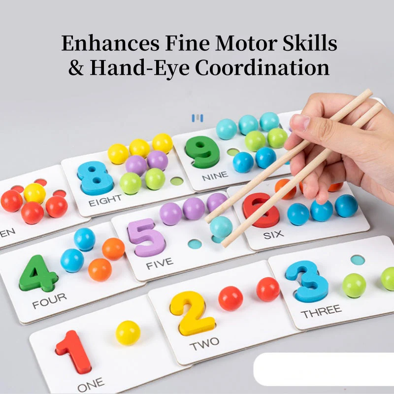 🏅Montessori Clip Bead Math Counting Toy - Image 3
