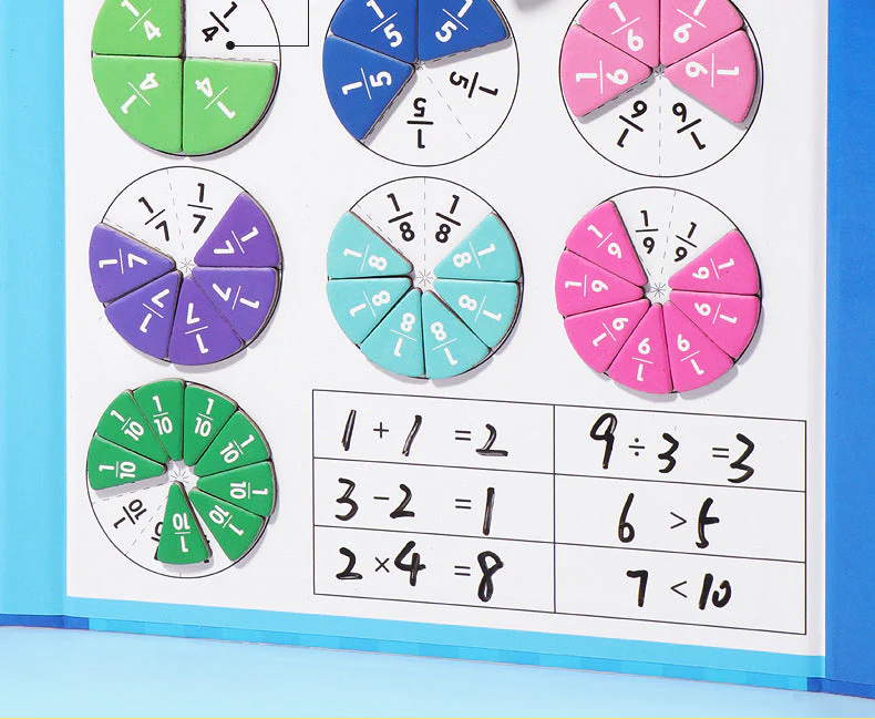 🔥LAST DAY SALE 70% OFF🏅Montessori Magnetic Book Fraction Puzzle - Image 13