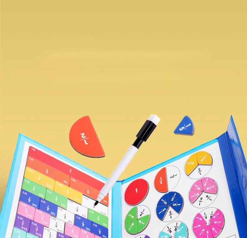 🔥LAST DAY SALE 70% OFF🏅Montessori Magnetic Book Fraction Puzzle - Image 8