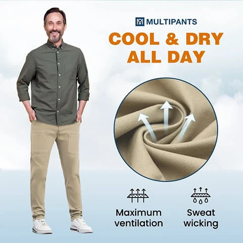 ⭐ Limited Time Deal 70% Off🏆Best-seller🥰MultiPants – High Stretch Multi-pocket Durable Cargo Pants - Image 4