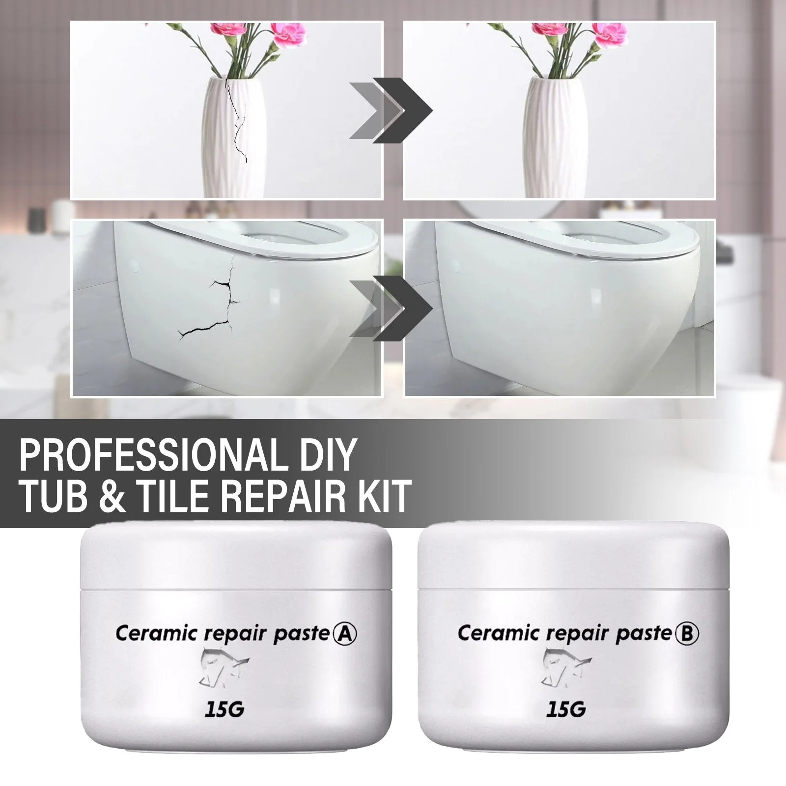 Tile Repair Paste 🔥Buy 2 Get 1 Free (3 Sets) - Image 3