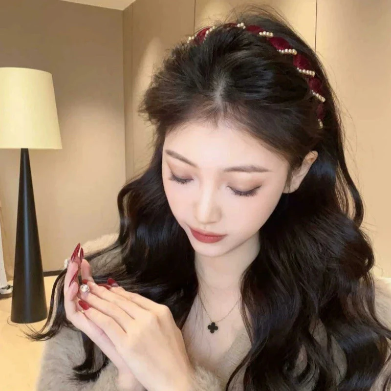 ✨Buy 1 Get 2 Free✨Vintage High Cranium Artificial Pearl Hairband👑 - Image 5