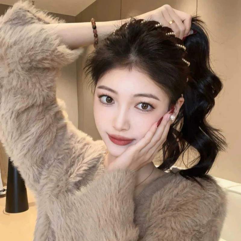 ✨Buy 1 Get 2 Free✨Vintage High Cranium Artificial Pearl Hairband👑 - Image 6