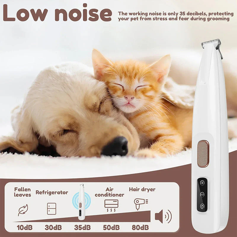 😻Waterproof Rechargeable Pet Shaver with LED Light - Image 8