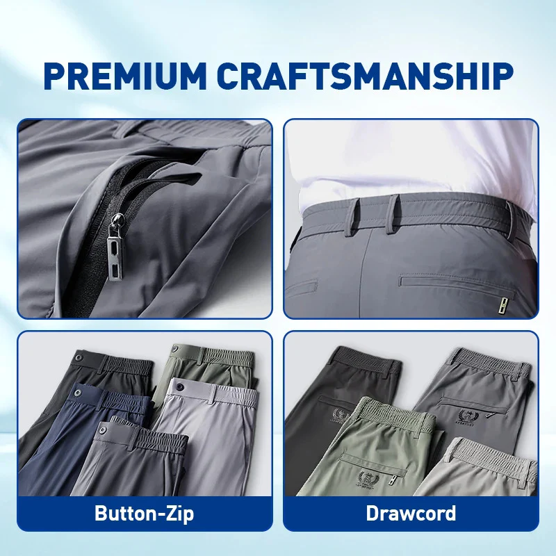 💖LAST DAY SALE 50% OFF🥰Breathable and comfortable men's stretch casual trousers - Image 6
