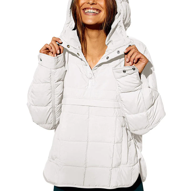 🔥Last Day Promotion 49% OFF -Women's Oversized Hooded Puffer Jacket Quilted Lightweight Padded Hoodies - Image 23