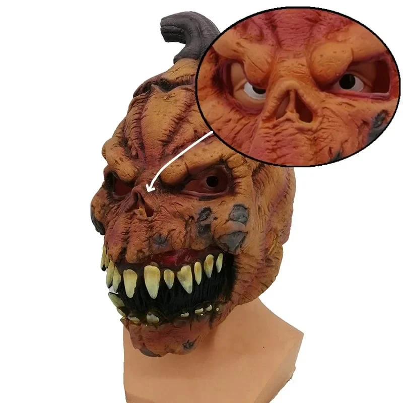 🎃Pumpkin Mask With aMovable Jaw🎃 - Image 8
