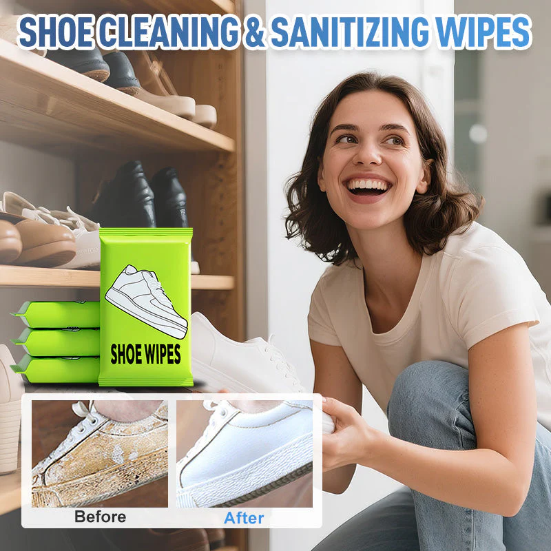 ⏰Last Day Surprise Price: £5.99!!🔥Quick-Clean Shoe Wipes