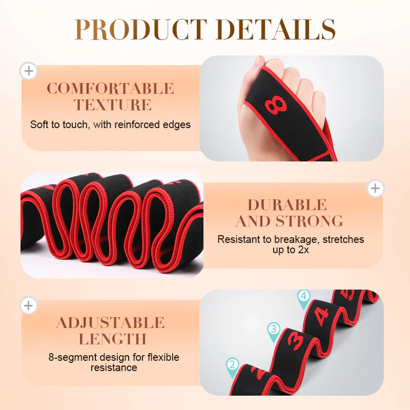 🔥Last Day Special Price £6.99!!⚡50K+ SOLD🎁Resistance band for fitness and yoga - Image 6