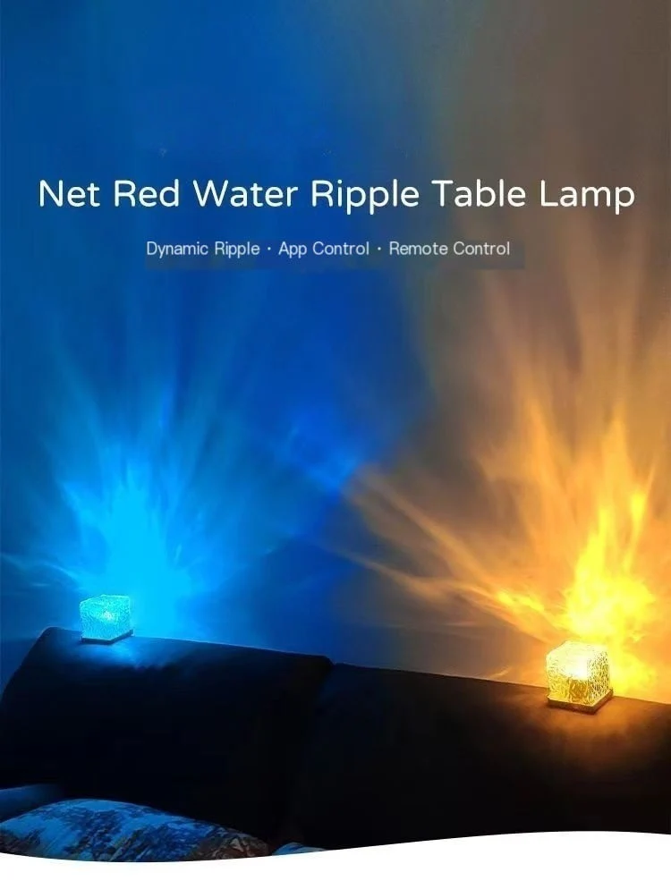 🌟🌊Hot Sale 50% OFF⏳🔥Rotating Water Ripple Night Light Aura Lamp - Image 16