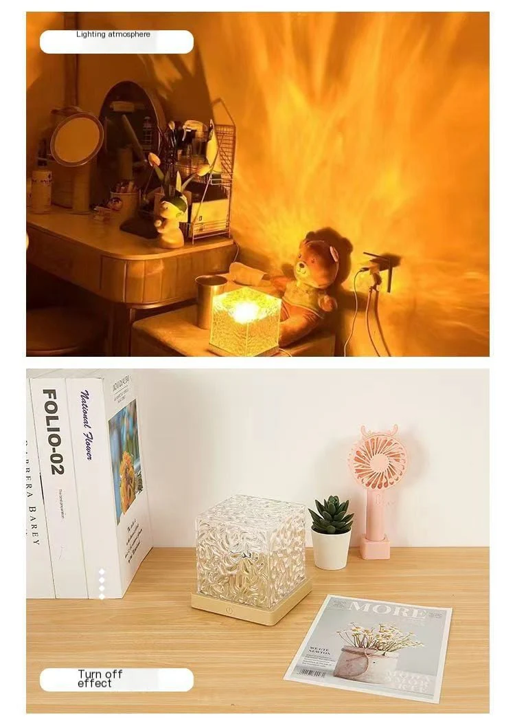 🌟🌊Hot Sale 50% OFF⏳🔥Rotating Water Ripple Night Light Aura Lamp - Image 18