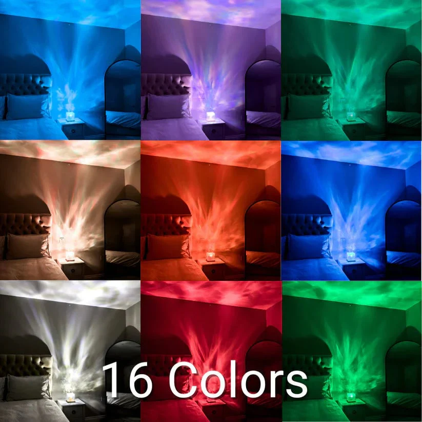🌟🌊Hot Sale 50% OFF⏳🔥Rotating Water Ripple Night Light Aura Lamp - Image 5
