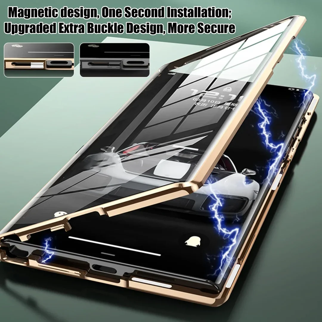 Samsung S22 Series Glass Goggles Magnetic All inclusive Fall Proof Mobile Phone Case - Image 7