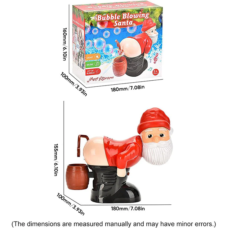 🎅Christmas Gift idea 49%OFF -🎁Funny Santa Bubble Blowing Machine - Image 9
