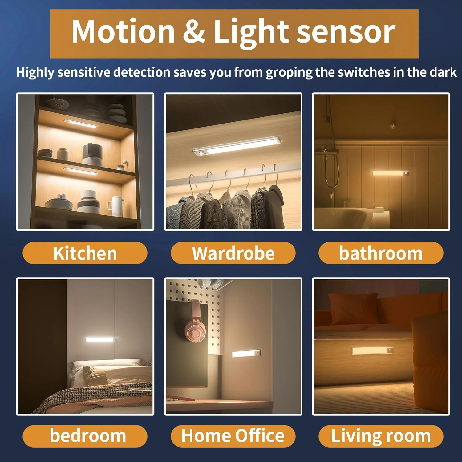 🏆 Hot Sale - 49% OFF 🔥3-Color Lighting Punch-free Smart Sensor Magnetic Rechargeable LED Lights - Image 8