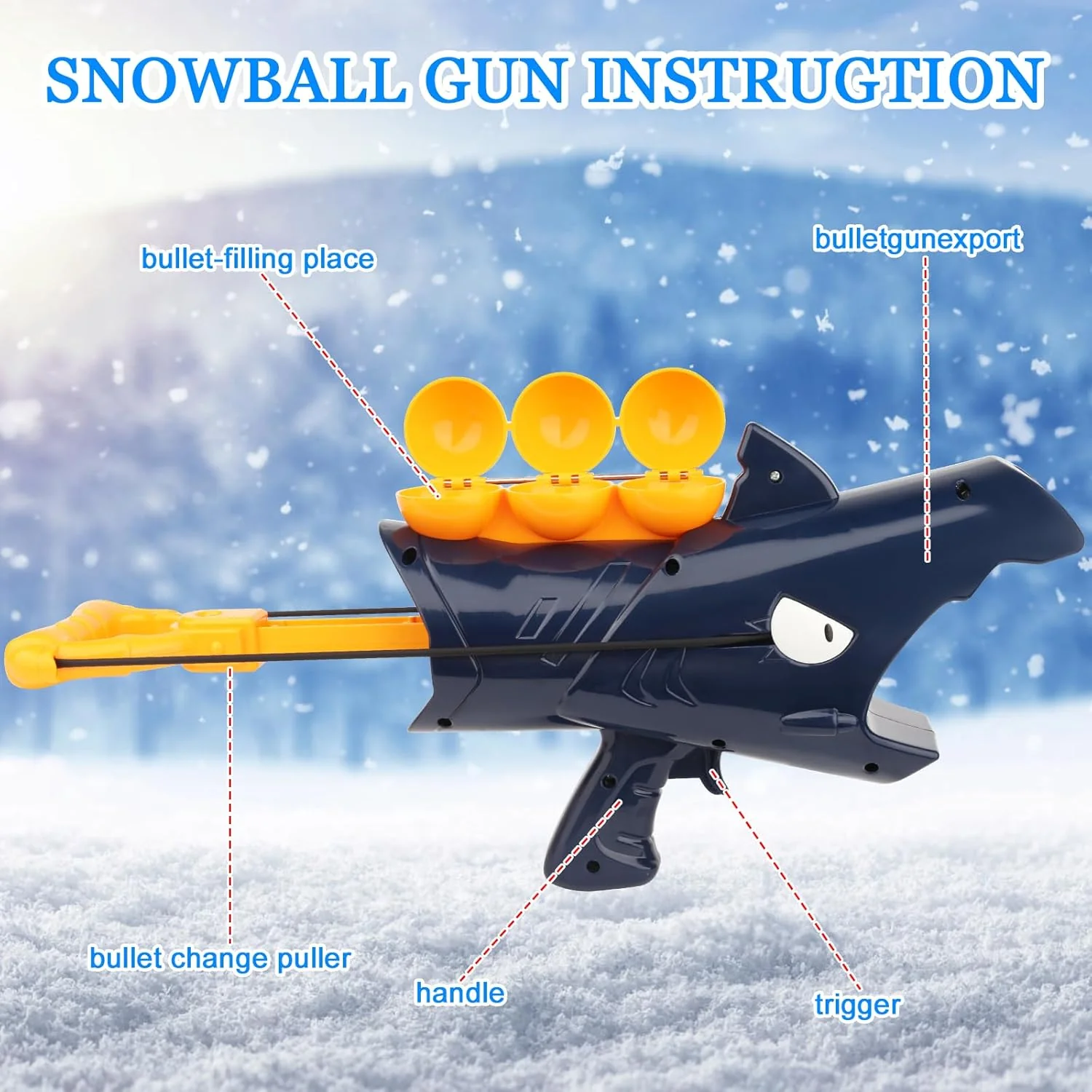 🔥49% OFF🎁2025 Shark Snowball Launcher - Image 10