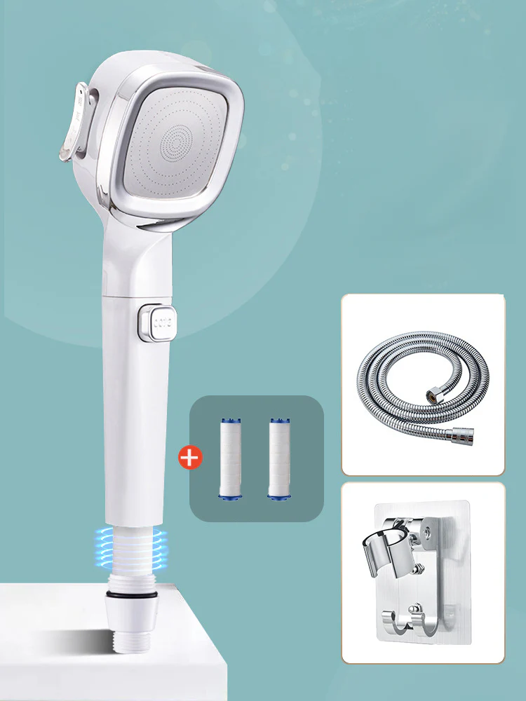 š„HOT SALEš„4-mode Handheld Pressurized Shower Head with Pause Switch - Image 16