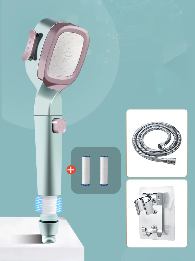 š„HOT SALEš„4-mode Handheld Pressurized Shower Head with Pause Switch - Image 18