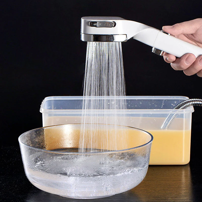 š„HOT SALEš„4-mode Handheld Pressurized Shower Head with Pause Switch - Image 6
