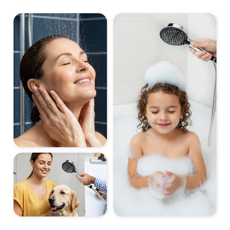 🚿50% OFF NOW!✨High-Pressure Rainfall Shower Head - 360° Adjustable Angle, Easy-Clean Nozzles & Universal Fit for Refreshing Showers💦📦 - Image 8