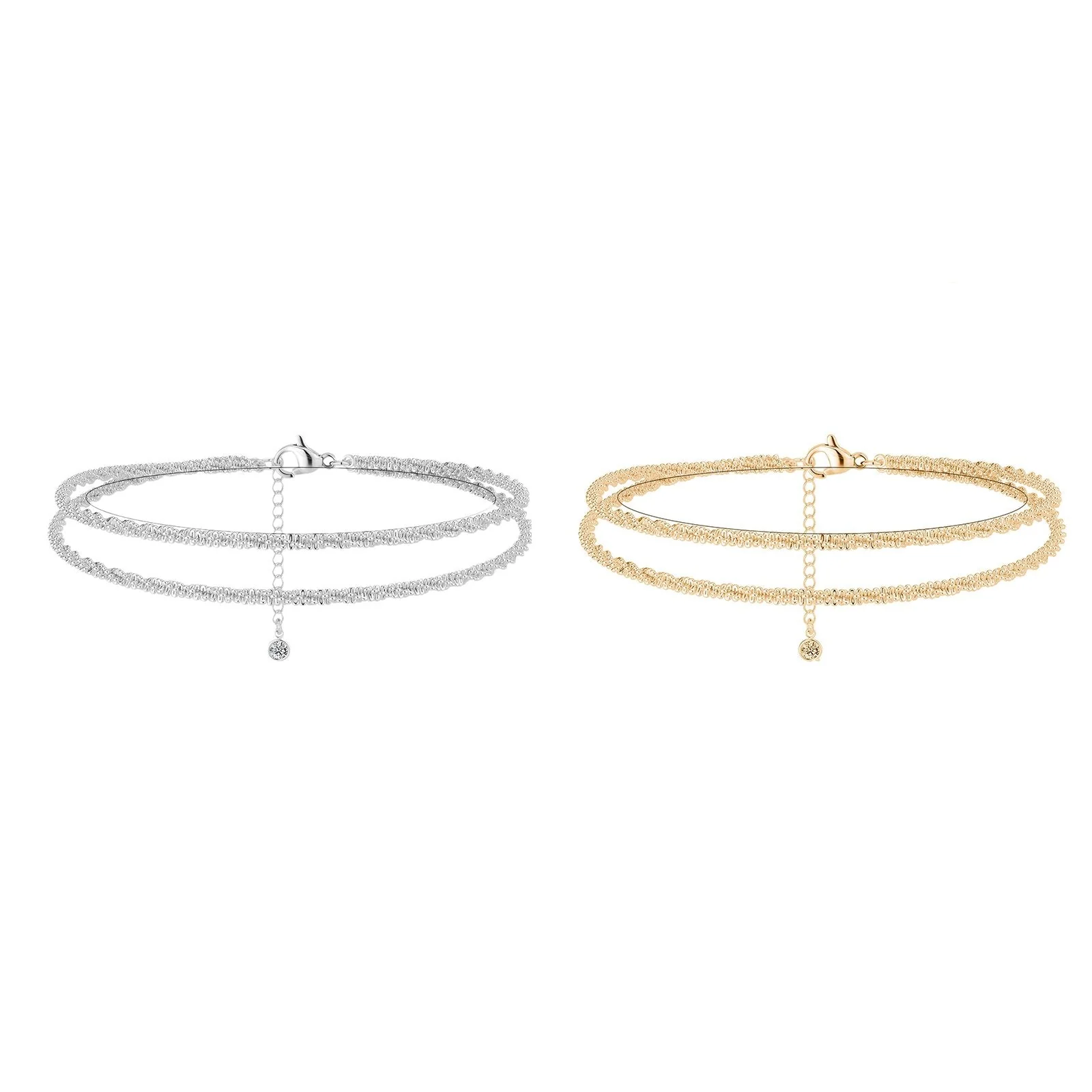 💜LAST DAY - BUY 1 GET 1 FREE💜Dainty Layered waterproof anklet - Image 14