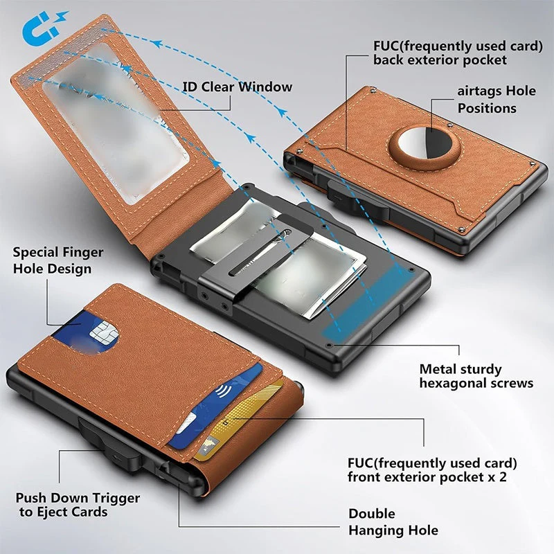 💲Limited Time Half Price - Slim Wallet Credit Card Holder with Money Clip - Image 2