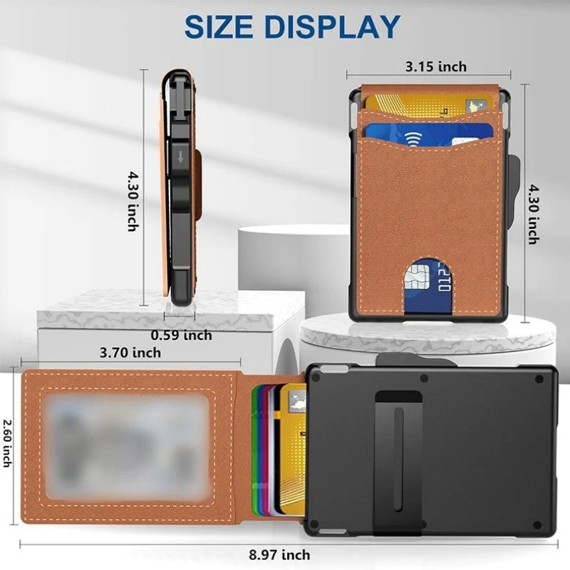💲Limited Time Half Price - Slim Wallet Credit Card Holder with Money Clip - Image 6